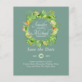 HAUSHALT Tropischer Leaf Hawaiian Luau Hochzeit