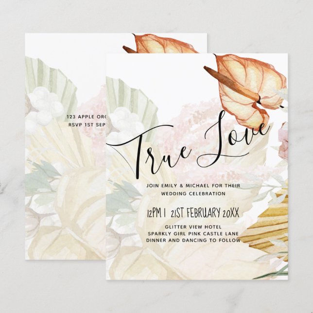 HAUSHALT Tropisches Pampas Grotto (Vorne/Hinten)