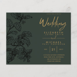 HAUSHALT Vintager Garten Leaf Classic Wedding Einl