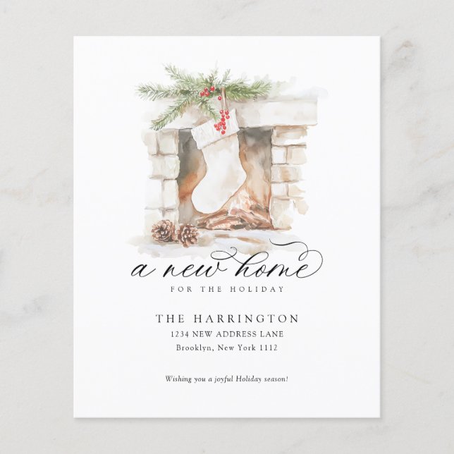 HAUSHALT Weihnachten Strumpf Eine neue Zuhause-Mov (Vorderseite)