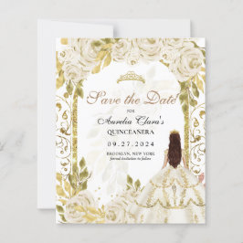 HAUSHALT Weiße Blumenprinzessin Goldener Bogen Qui