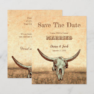 Haushalt Western Rustikales Land Save the Date