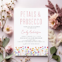Haushalt Wildblume Petals & Prosecco Brautparty