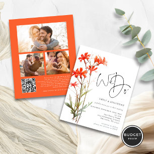 HAUSHALT Wildblumen Wir machen 3 Foto QR Hochzeit