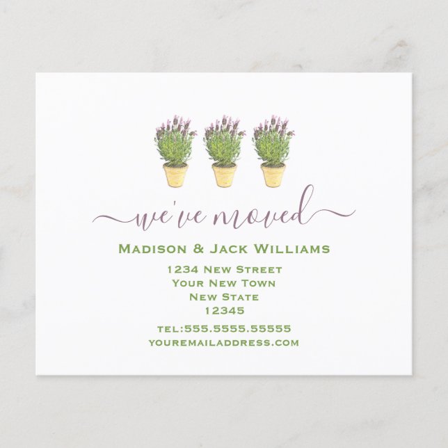 Haushalt Wir bewegen uns | Neue Adresse | Neue Zuh (Vorderseite)