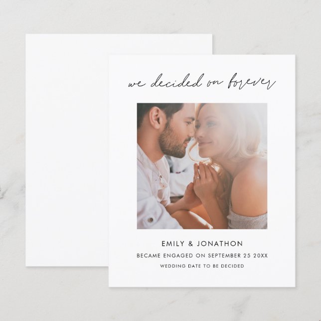 Haushalt Wir haben über die Verlobung des Fotos fü (Vorne/Hinten)