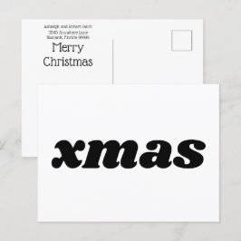 Haushalt Xmas Postkarte