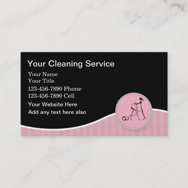 Haushälterin-Visitenkarten Visitenkarte (Vorderseite)