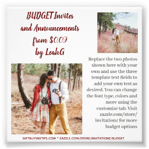 HAUSHALTSankündigung Save the Date FOTO