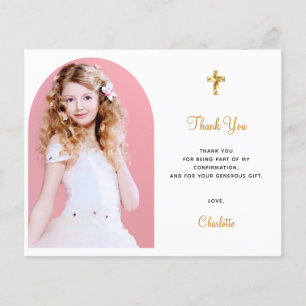 Haushaltsbestätigung Foto Girl blush arch danke