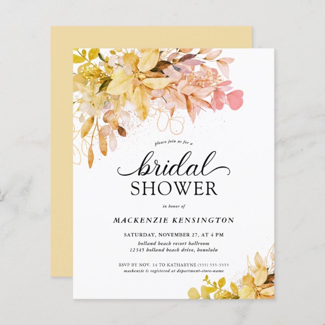 HAUSHALTSBEWUSSTE Brautparty (Vorne/Hinten)