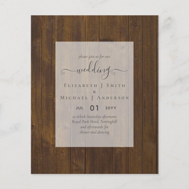 HAUSHALTSBREITERSUCHUNGEN - Minimalistisches Skrip Flyer (Vorne)