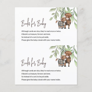 Haushaltsbücher für Baby Cow Greenery Center Cut