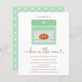 Haushaltsbun in der neutralen Babydusche des Ofens