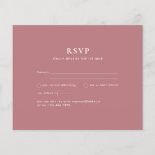 HAUSHALTSDAUER Rose Monochrome UAWG Einfach Schlic Flyer