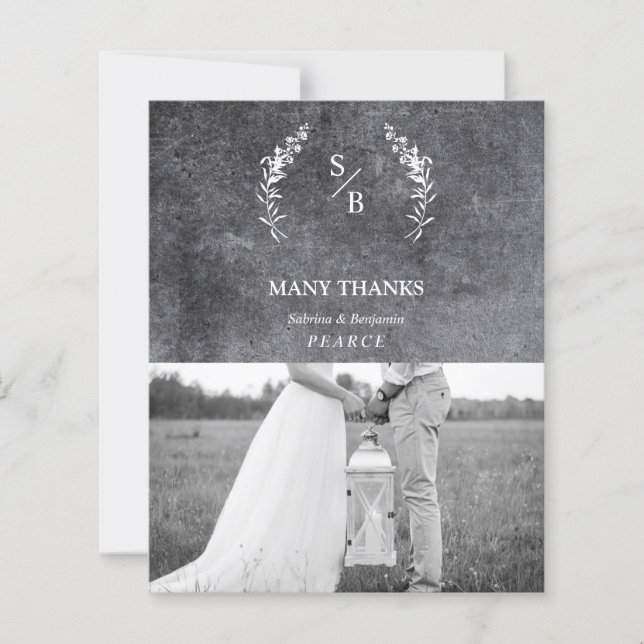 Haushaltsdirty Alternative Foto Couple Chalkboard (Vorderseite)