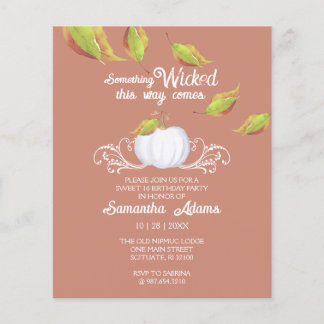 Haushaltseinladungen Schweden 16 Geburtstag Flyer