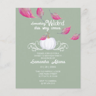 Haushaltseinladungen Schweden 16 Geburtstag Flyer