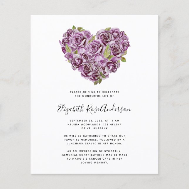 HAUSHALTSfeier zur Einladung zum Leben | Hydrangea (Vorderseite)