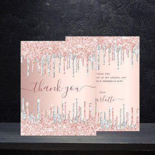 HAUSHALTSGeburtstag Rose Gold Silber Glitzer viele