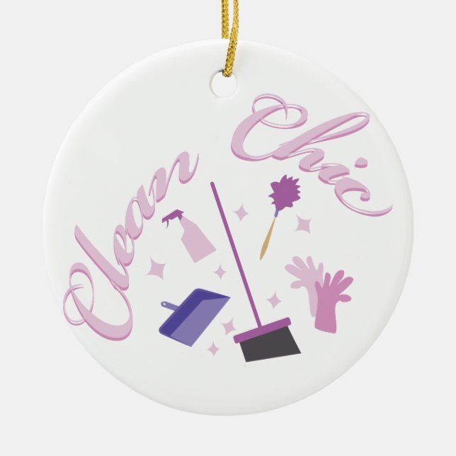 Haushaltsgeräte Keramik Ornament (Vorne)