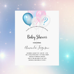 Haushaltsgeschlecht: Einladung zur Babydusche