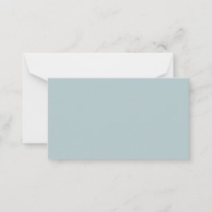 HAUSHALTSGlasseich Grüne einfarbige Hochzeit Mitteilungskarte