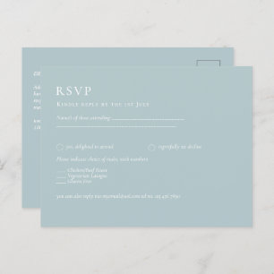 HAUSHALTSGlasseich Grüne einfarbige Hochzeit Postkarte