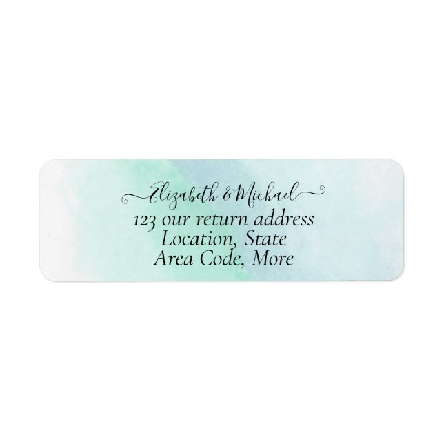 HAUSHALTSGlattglas Moderne Abstrakte Hochzeit (Vorne)