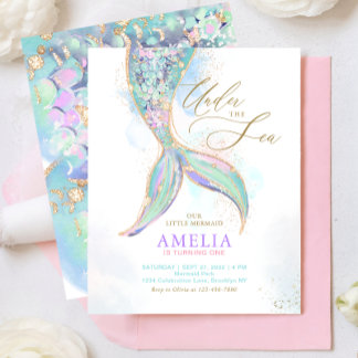 HAUSHALTSGlitzer Meerjungfrau Schwanz unter dem Me