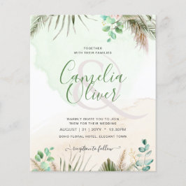 HAUSHALTSgrüne Eukalyptus Pampas Grass Wedding