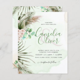 HAUSHALTSgrüne Eukalyptus Pampas Grass Wedding