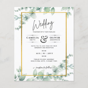 HAUSHALTSGRÜNE zum Hochzeitsempfang QR CODE-UAWG Flyer