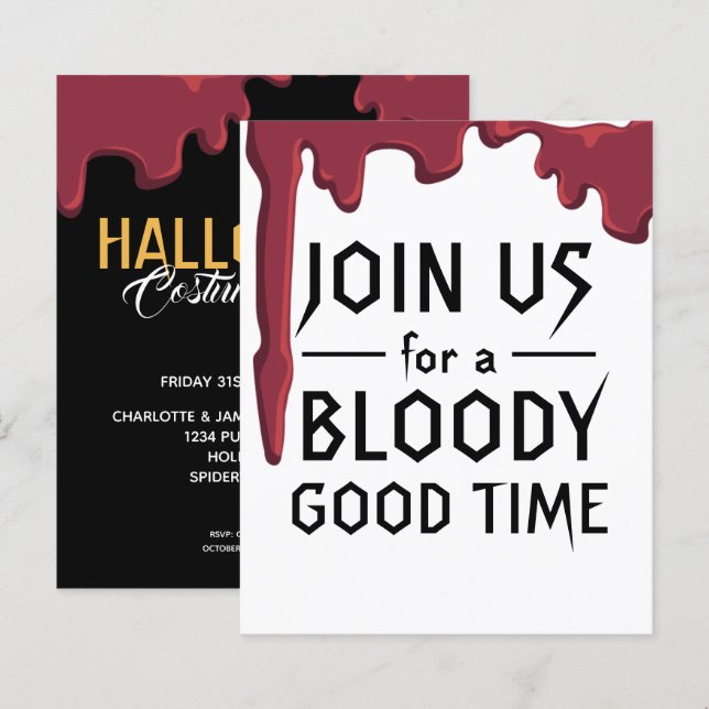 HAUSHALTSHalloween-Party verdammt gute Zeit (Vorne/Hinten)