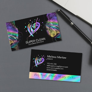 Haushaltshilfe und Kommerzielle Reinigung Duster B Visitenkarte