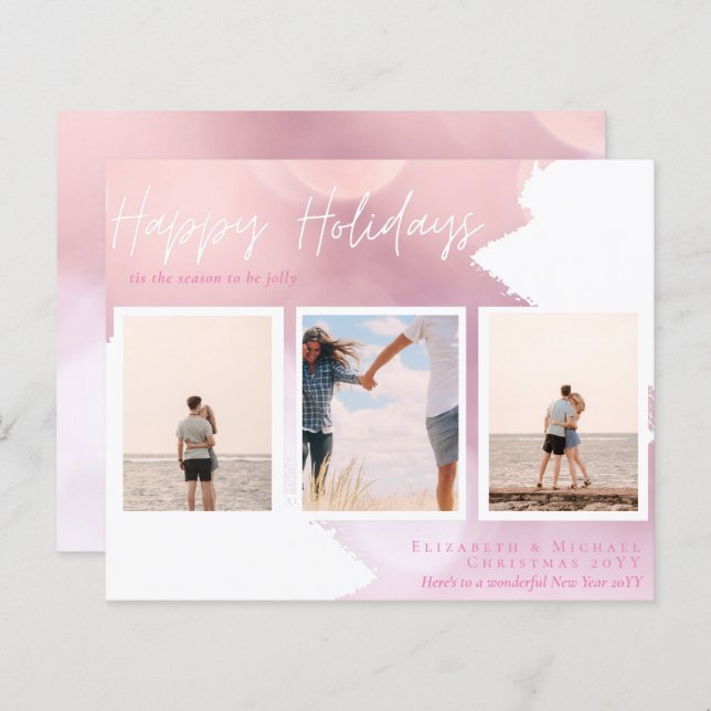 HAUSHALTSKARTEN FOTO CHRISTMAS - Foto Collage Urba (Vorne/Hinten)