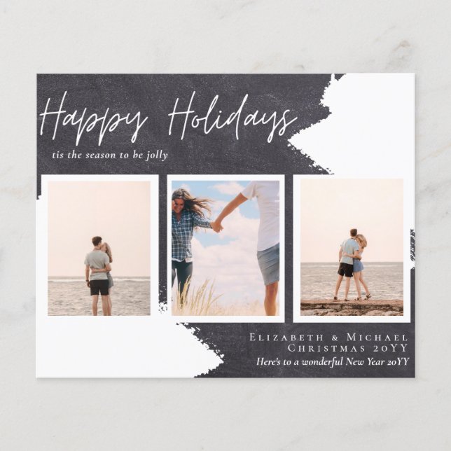 HAUSHALTSKARTEN FOTO CHRISTMAS - Foto Collage Urba Flyer (Vorne)