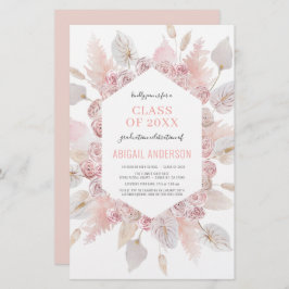 Haushaltsklasse der Party Einladung Boho Grad 2023