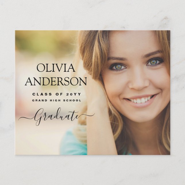 Haushaltsklasse des Abschlusses 2023 Foto Flyer (Vorne)