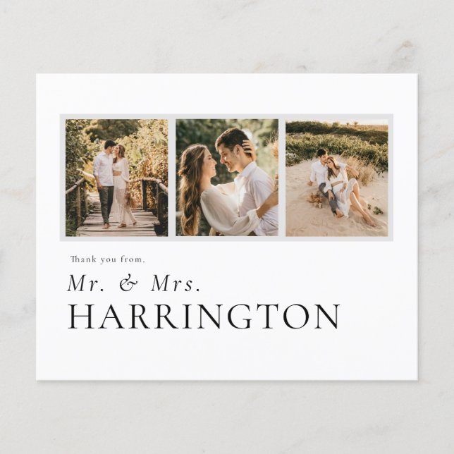 HAUSHALTSklassiker Herr und Frau Foto Collage Wedd (Vorderseite)