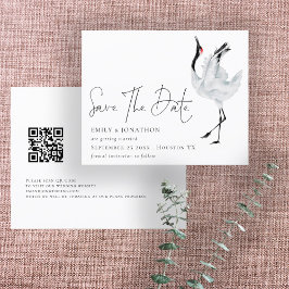 Haushaltskrane Script QR Code Save the Date