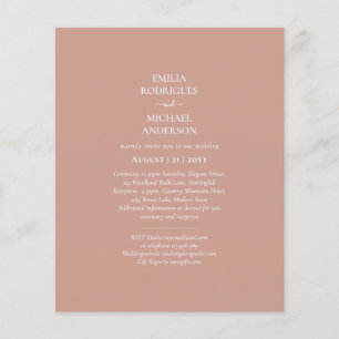 HAUSHALTSLEICHTER Terracotta Monochrome WEDD Flyer
