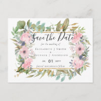 HAUSHALTSMITTEL Blush Pink Floral Wedding
