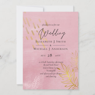 HAUSHALTSMITTEL Dusty Pink Gold Hochzeit