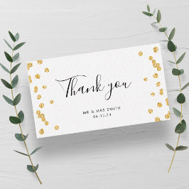 HAUSHALTSMITTEL Vielen Dank Einfügung des Gold-Gli Begleitkarte