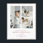 HAUSHALTSMITTEL Weihnachtskarte Flyer<br><div class="desc">Erleben Sie in dieser Saison mit einer einzigartigen Urlaubskarte einen bleibenden Eindruck. Diese einfache Weihnachtsbaumkarte zeichnet sich durch ein sauberes, modernes Design aus. Passen Sie es mit Ihren Informationen an und machen Sie es einzigartig! Das Haushaltspapier ist dünn! ***Upgrade für ein dickeres Papier. Umschläge sind in diesem Design nicht enthalten....</div>