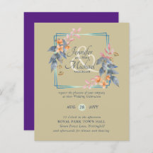 HAUSHALTSPARTENBlätter Hochzeit im Herbst lädt Aqu