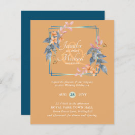 HAUSHALTSPARTENBlätter Hochzeit im Herbst lädt Aqu