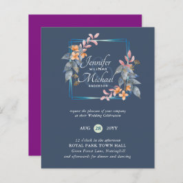 HAUSHALTSPARTENBlätter Hochzeit im Herbst lädt Aqu