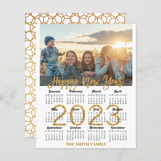 HAUSHALTSPLAN 2023 Kalender Modern Family Foto Car (Vorne/Hinten)